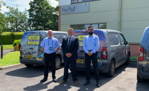 Neil Windsor, Managing Director with Ronnie Lyne and Adeel Shafiq, Mobile Response Supervisors
