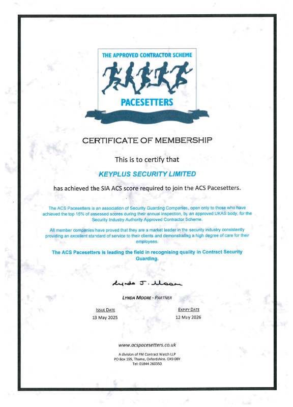 ACS Pacesetter Certificate May 2025 - 2026 Thumbnail