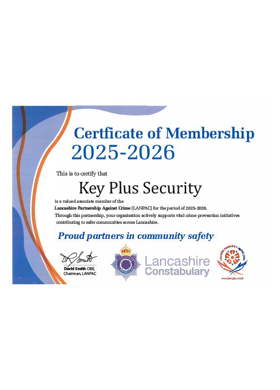 Lancashire Constabulary Certificate 2025 - 2026 Thumbnail