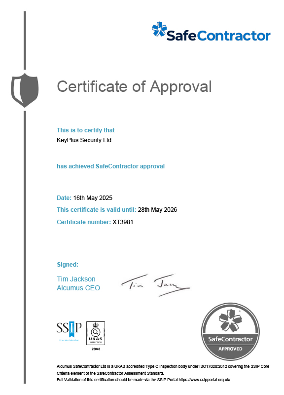 Safe Contractor Certificate Thumbnail 2025 - 2026